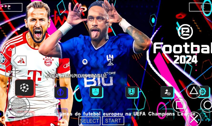 EFOOTBALL PES 2024 PARA PPSSPP EUROPEUS ATUALIZADOS e BRASILEIRÃO NOVAS FACES 2K REALISTAS + KITS 24