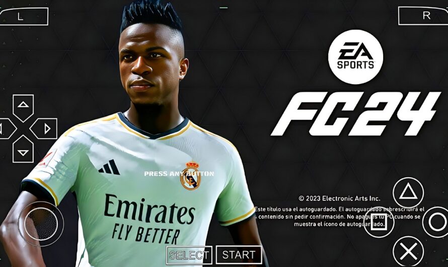 LANÇAMENTO EA FC 24 PARA PPSSPP COM EUROPEUS e CAMPEONATO BRASILEIRO FACES 2K MINIKITS + KITS 23/24