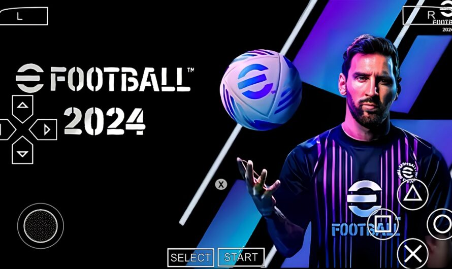 EFOOTBALL PES 2024 PPSSPP EUROPEUS NOVAS TRANSFERÊNCIAS ATUALIZADOS FACES REALISTAS UCL + KITS 24