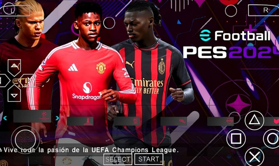 EFOOTBALL PES 2024 PPSSPP EUROPEUS NOVAS FACES REALISTAS ELENCOS 100% ATUALIZADOS + KITS 24/25