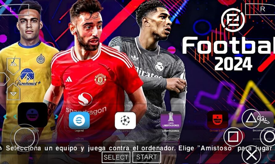 EFOOTBALL PES 2024 PPSSPP EUROPEUS ELENCOS 100% ATUALIZADOS FACES 2K ATUALIZADOS + KITS 24/25