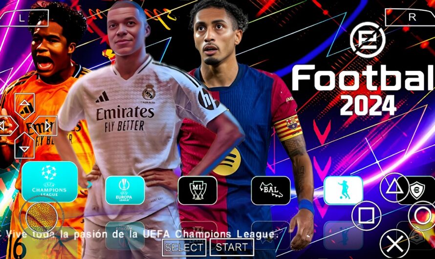 EFOOTBALL PES 2024 PPSSPP • EUROPEUS ELENCOS 100% ATUALIZADOS NOVAS FACES 2K + KITS 24/25