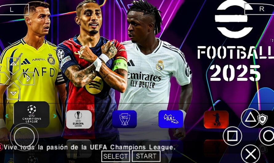 EFOOTBALL PES 2025 PPSSPP EUROPEUS NOVAS FACES 2K ELENCOS 100% ATUALIZADOS + KITS 24/25